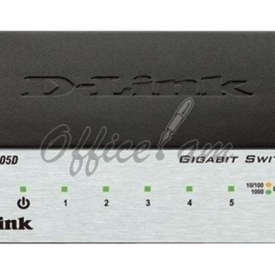 Switch D-LINK DGS-1005 , 5-port UTP 10/100/1000Mbps