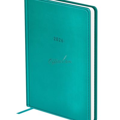 Ежедневник датированный 2026г., А5, 176л., твердый переплет, кожзам, BG 
