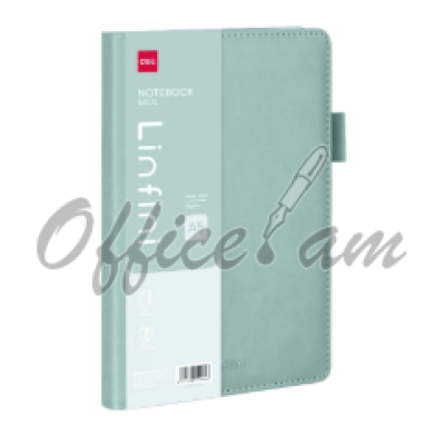 Ежедневник недатированный, А5, 144л., мягкий переплет, кожзам, 