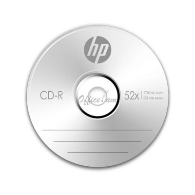 CD-R 700mb, 52x, 1 шт., Matt Silver