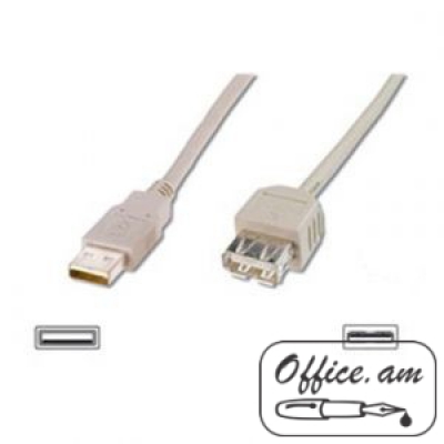 ACC USB 2.0 bulk cable A Type Male -A Type Female,5m