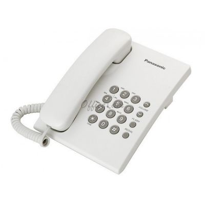 Телефон проводной PANASONIC KX-TS2350RUW