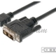 HDMI cable type A male - DVI-D type A male 1.5m