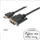 HDMI cable type A male - DVI-D type A male 1.5m