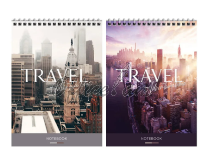 Բլոկնոտ պարույրներով  