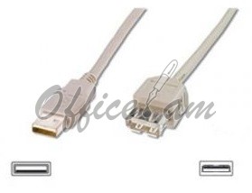 ACC USB 2.0 bulk cable A Type Male -A Type Female,5m