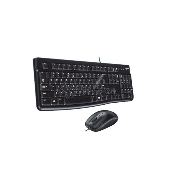 Комплект беспроводной клавиатура + мышь Logitech MK120, черный