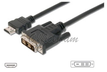 HDMI cable type A male - DVI-D type A male 1.5m