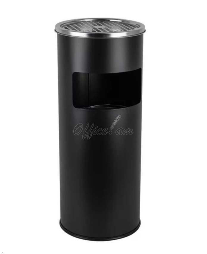 Աղբաման մետաղական մոխրամանով, տրամագիծը՝ 23սմ