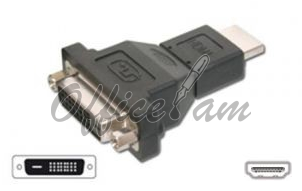 OEM HDMI male - DVI-D female adapter