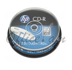 HP CD-R 700MB, 52x, 10հատ
