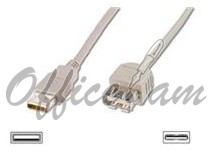 ACC USB 2.0 bulk cable A Type Male -A Type Female,3m